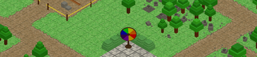 Labeled collage of Mainland, Whisperwood, Pond, and Wilderness portals.
